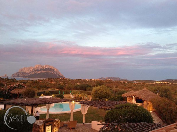 sardinien restaurantblick