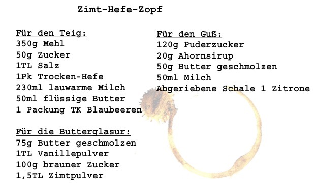 Zimtzopf Rezept