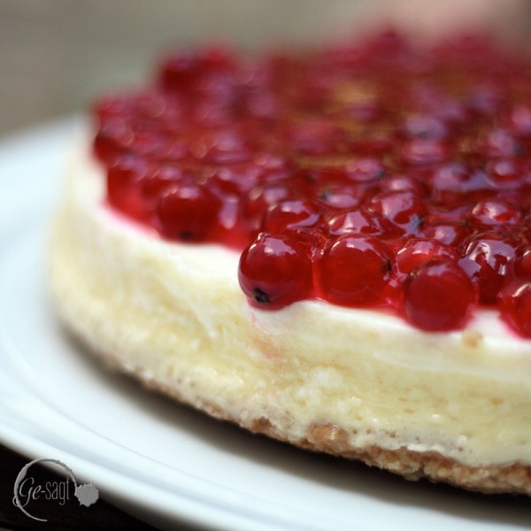 New York Cheesecake mit Guß Detail Bild