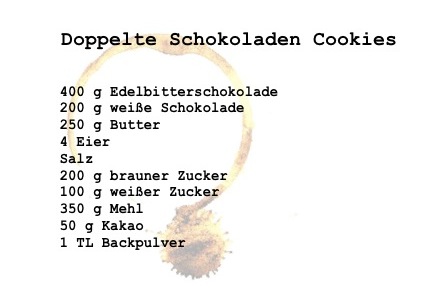 Rezept Schoko Cookies