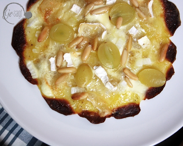 Kartoffelflammkuchen Traube 3