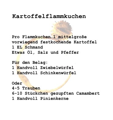 Rezept Flammkuchen