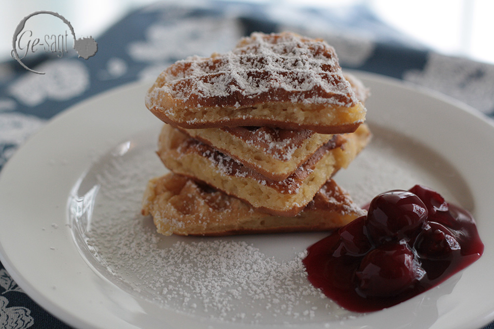 Ge-backen: Creme-fraiche Waffeln